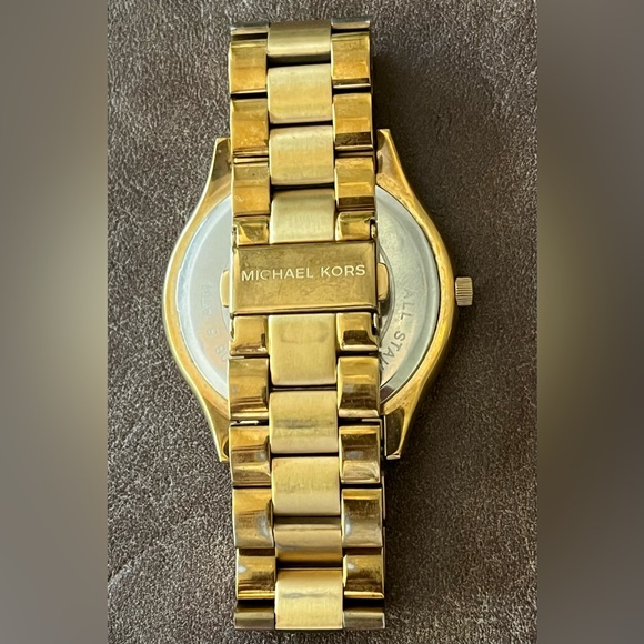Michael Kors Slim Runway Gold-Tone Stainless Steel Watch. MK3179 - Picture 4 of 4